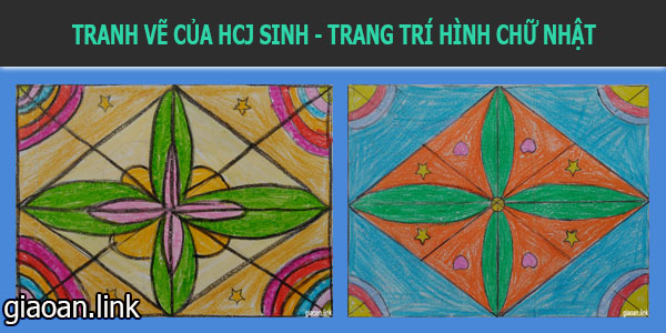 Trang trí hình chữ nhật