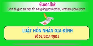 Luật hôn nhân gia đình