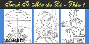 Tranh tô màu cho bé