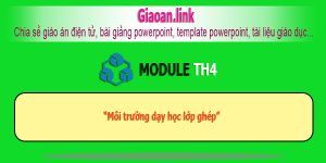 Bồi dưỡng thường xuyên module TH4