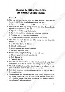 Giải bài tập hóa học lớp 10