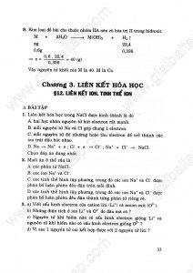 Giải bài tập hóa học lớp 10