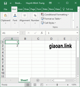 Thủ thuật excel điền số thứ tự nhanh.