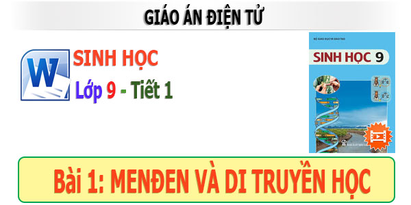 giáo án sinh học 9 bài 1 tiết 1