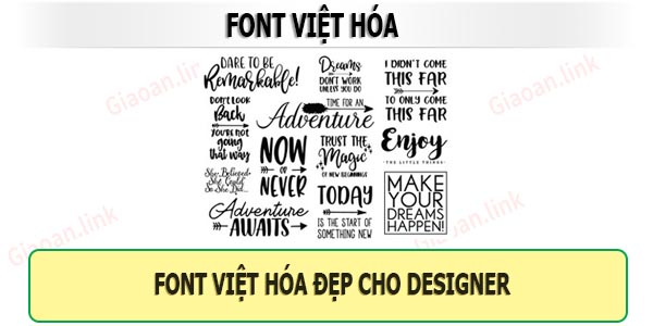 Sự đa dạng trong font chữ trong thiết kế đồ họa đã trở thành yếu tố không thể thiếu để giúp sản phẩm của bạn trở nên thu hút hơn. Bạn đang tìm kiếm những font chữ đa dạng và phù hợp cho giáo viên và designer? Hãy truy cập trang web chia sẻ font chữ độc đáo và tải miễn phí ngay hôm nay. Sẽ có rất nhiều sản phẩm tài liệu của bạn được tưng bừng, mới lạ và thú vị hơn với những font chữ đa dạng này.