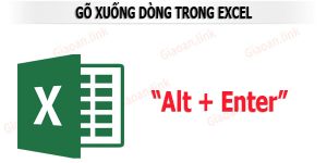 Atl + Enter để xuống dòng