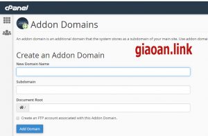 addon domain