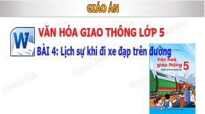 Giáo án vhgt lớp 5
