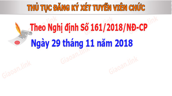 thủ tục đăng ký thi viên chức