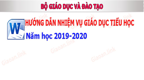 huong dan nhiem vụ giao duc tieu hoc nam hoc 2019-2020