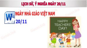 ngay nha giao viet nam 20-11