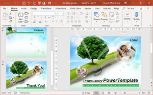 template powerpoint education v10