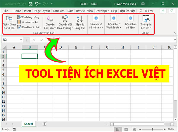 tien ích việt excel