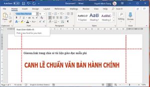 canh le chuan van ban hanh chinh