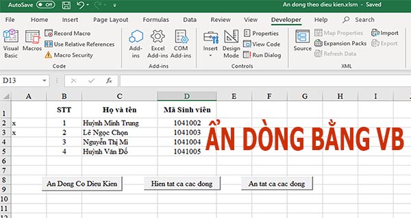 an dong theo dieu kien bang vb trên excel-thubm