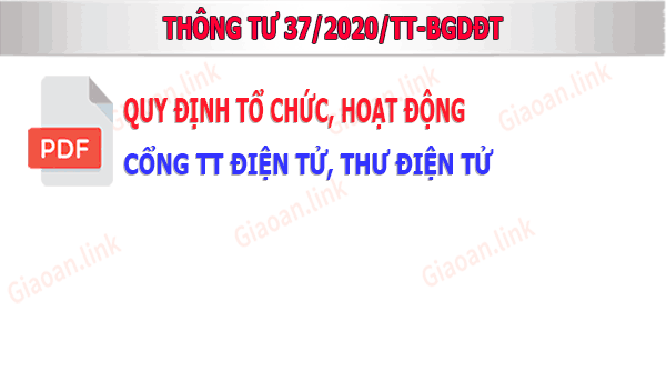 Thong tu 37-2020-tt-bgdđt