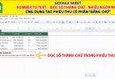 Google sheets | Number to text, Hàm đọc số thành chữ Ứng dụng taoh hóa đơn, phiếu chi.