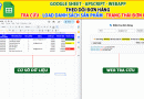 Google sheet Ứng dụng theo dõi đơn hàng – Danh sách sản phẩm mua, trạng thái đơn hàng