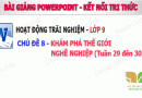 Giáo Án Hoạt Động Trải Nghiệm 9 Kết Nối Tri Thức Chủ Đề 8: Khám phá thế giới nghề nghiệp