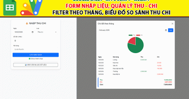 Quản Lý Tài Chính Cá Nhân Hiệu Quả Với Web App Google Apps Script