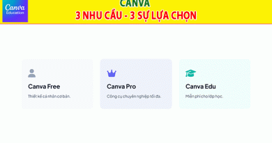 Canva giáo dục miễn phí cho Giáo viên